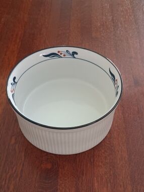 Dansk Bistro Maribo Ceramic Souffle Baking Serving Bowl 8¼"dia. b550